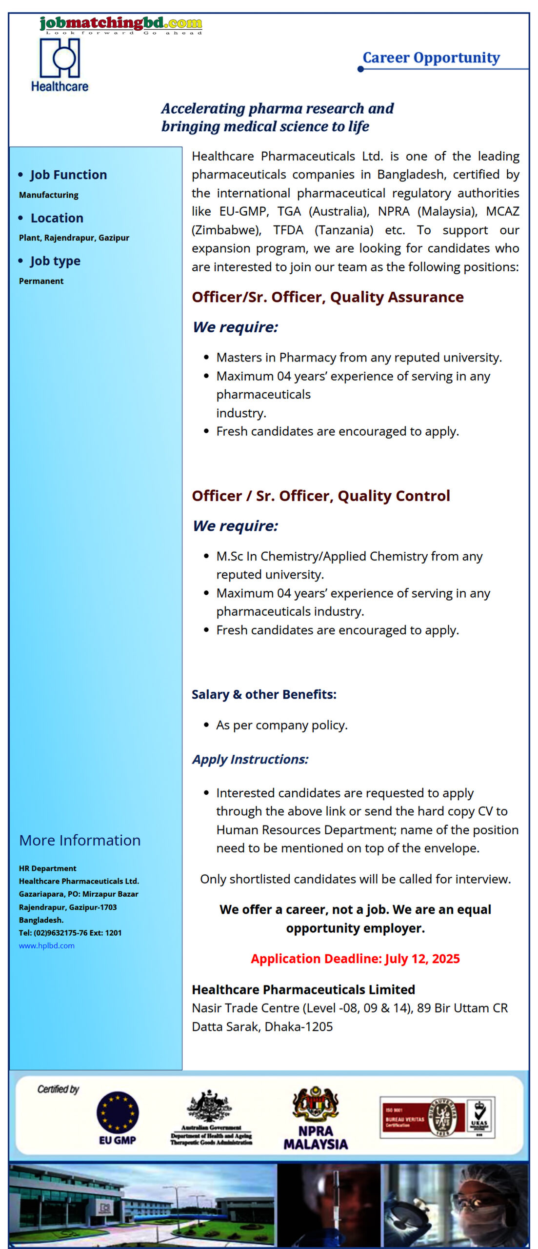 Pharmaceutical Jobs