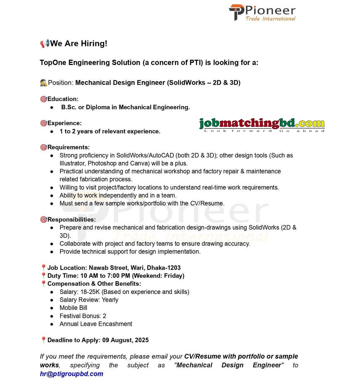 Mechanical Engineering Jobs