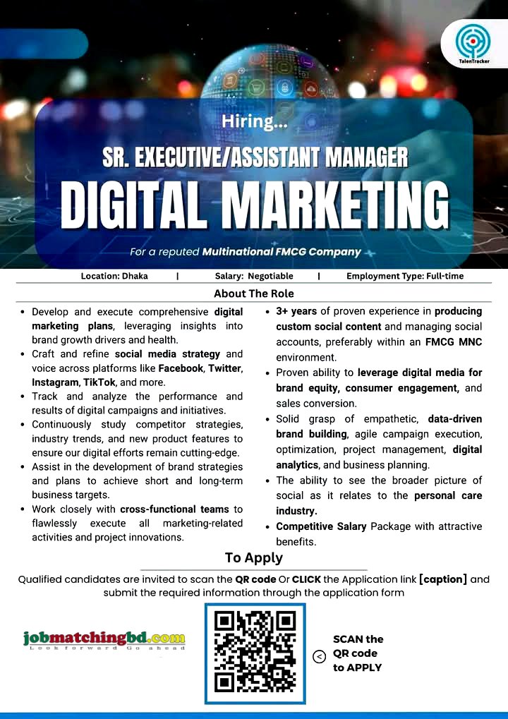 Digital Marketing Jobs in Dhaka
