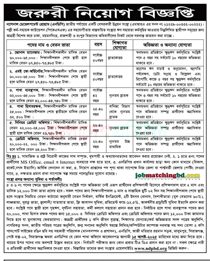 New Ngo Job Circular