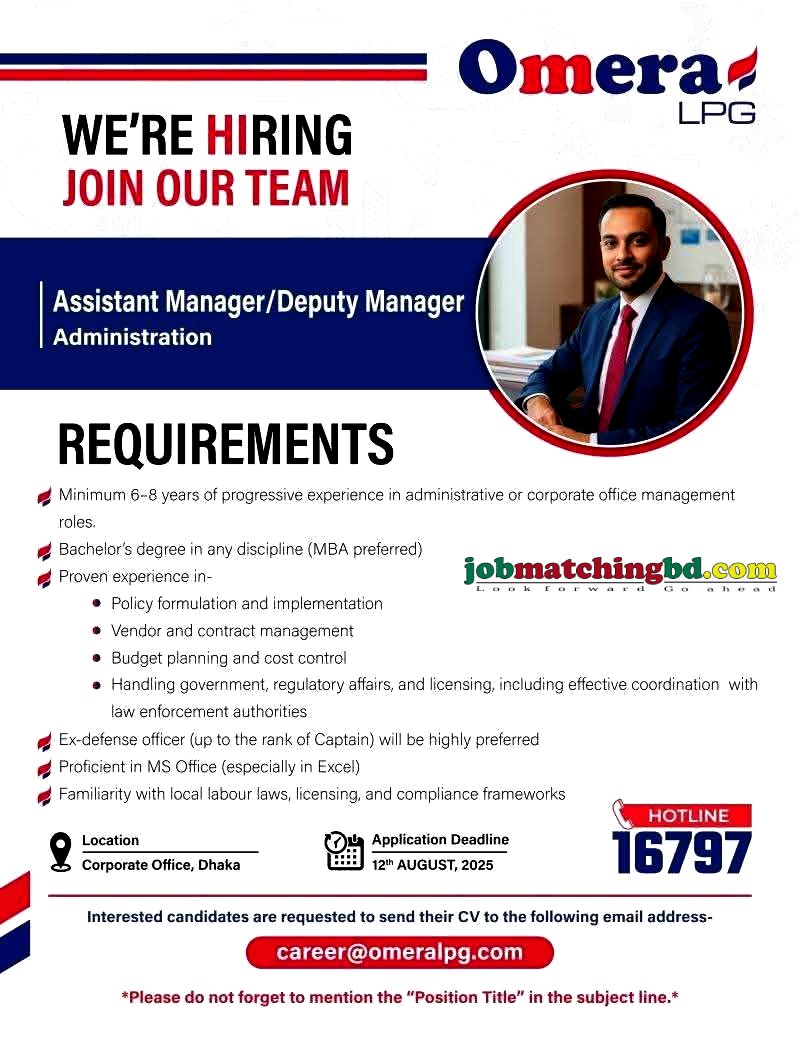 Manager Jobs in Dhaka