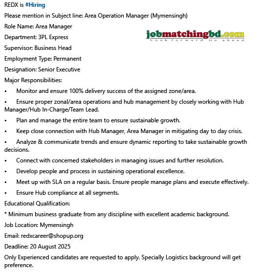 Manager Job