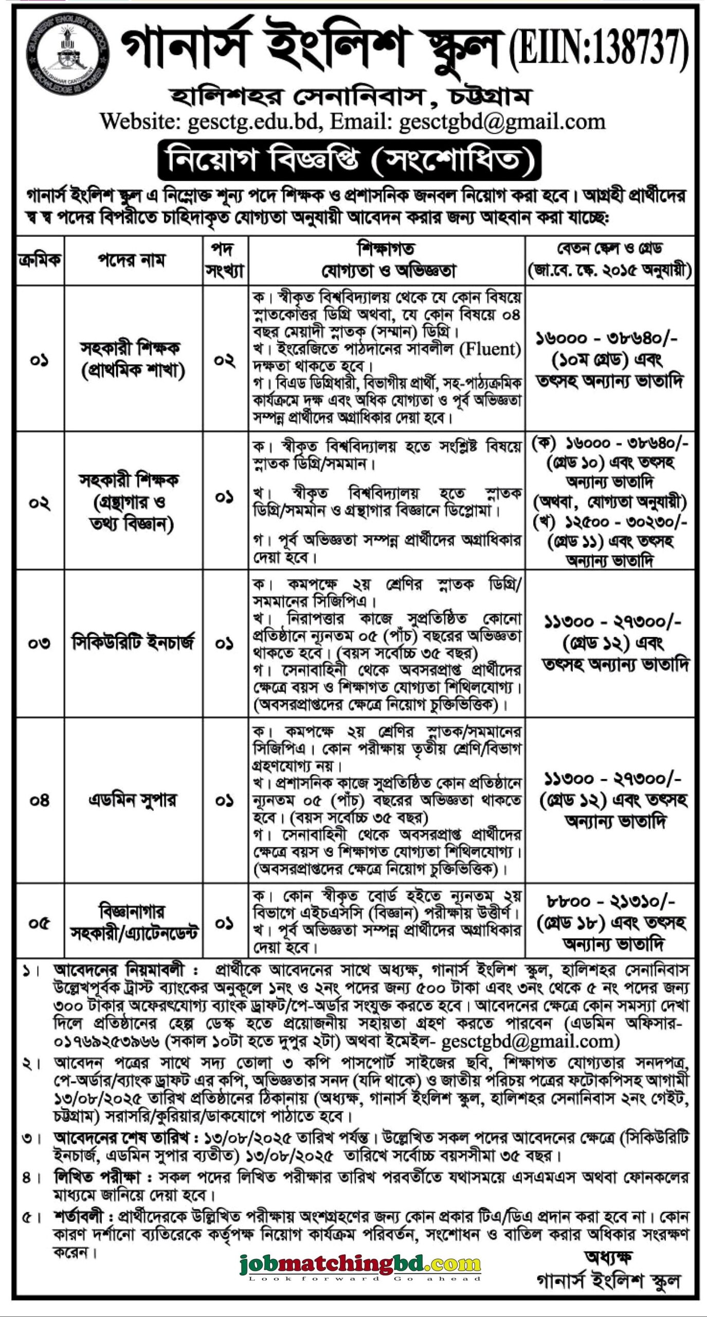 Education and Training Job