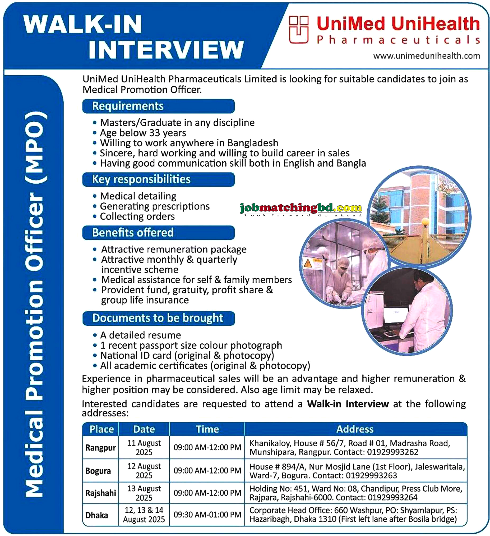 Pharmaceutical Job Circular