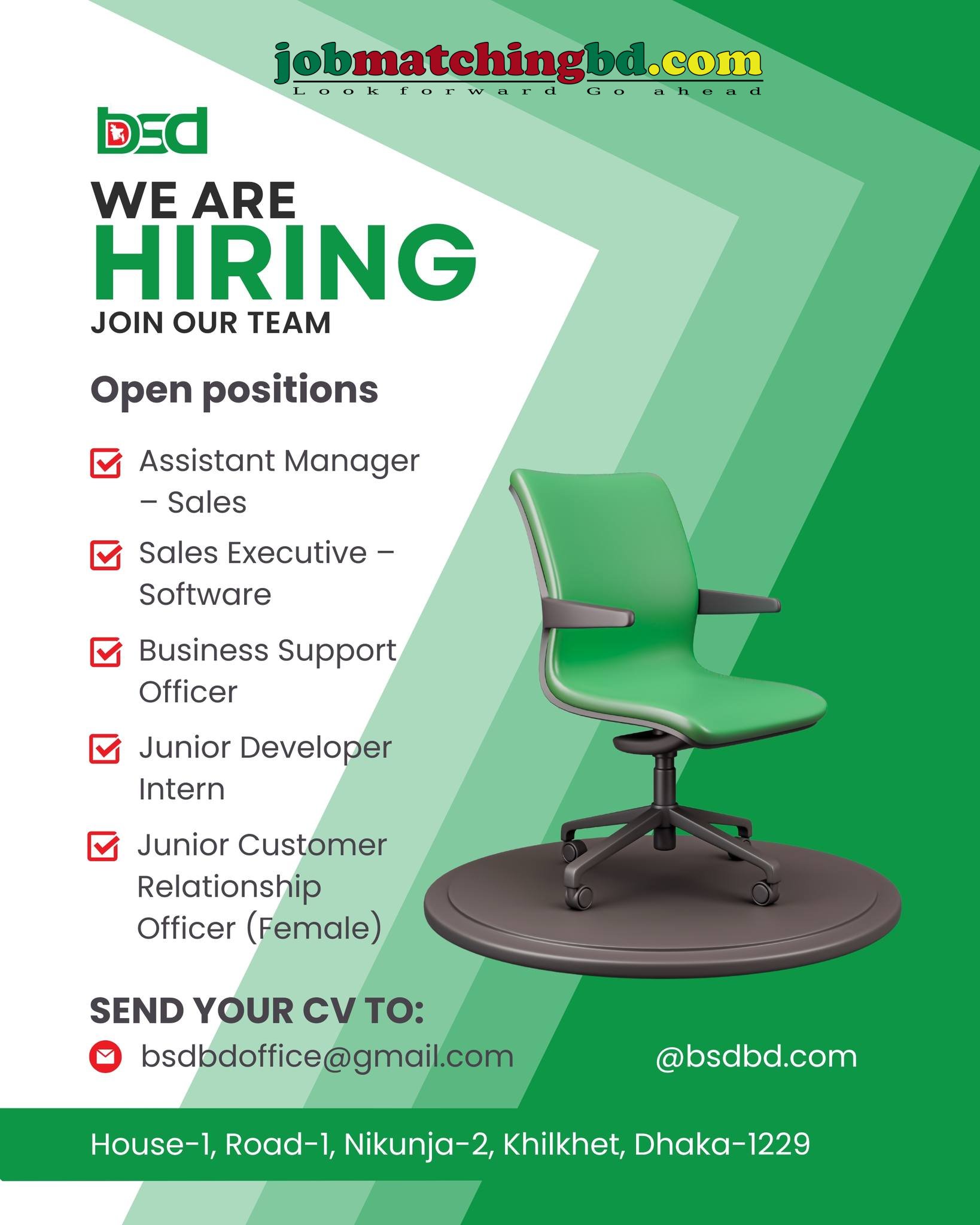 Sales and Marketing Job in Dhaka