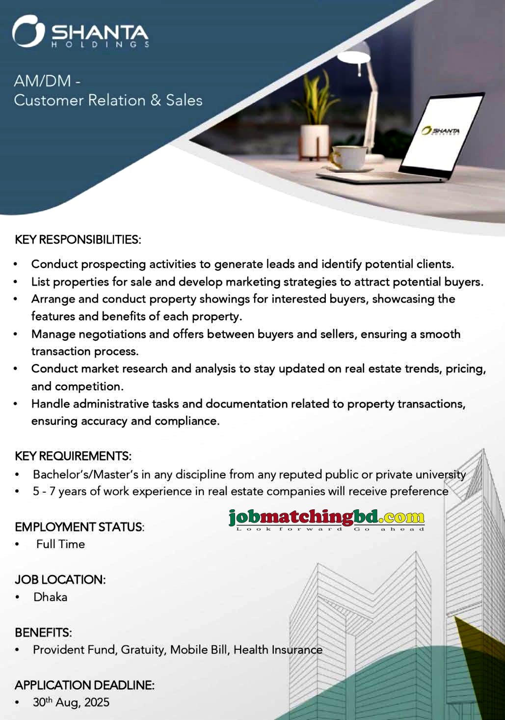 Sales Job in Dhaka