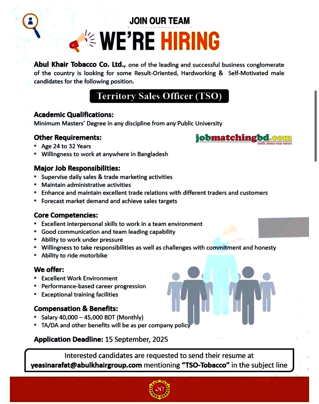 Sales Job in Bangladesh