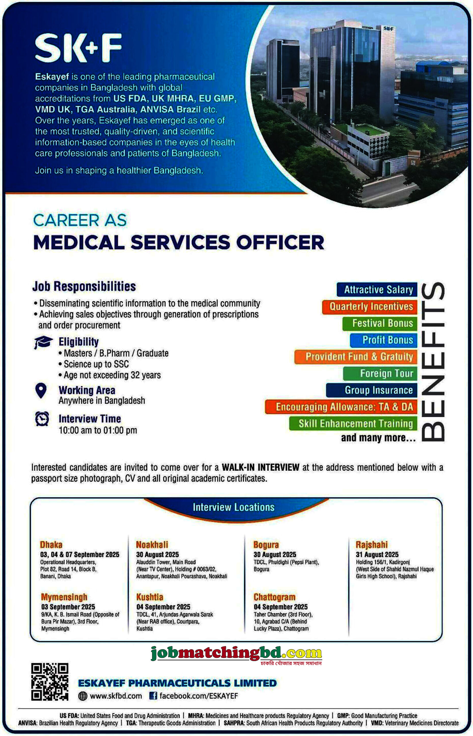Pharmaceutical Job in Bangladesh