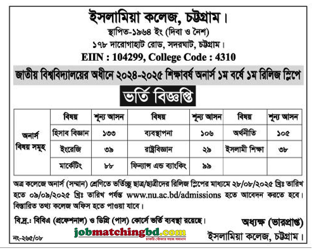 Admission Open