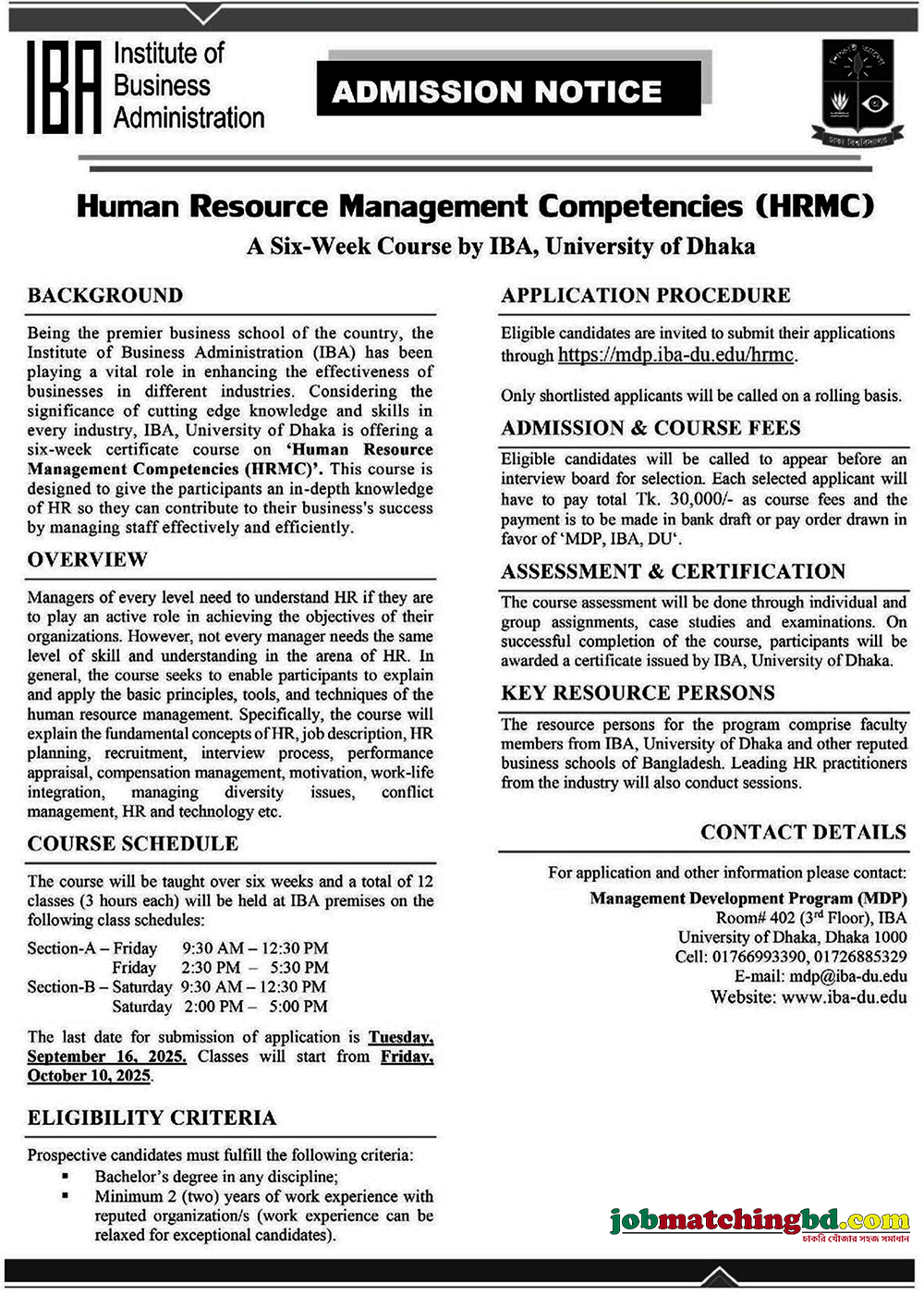 Dhaka University Admission