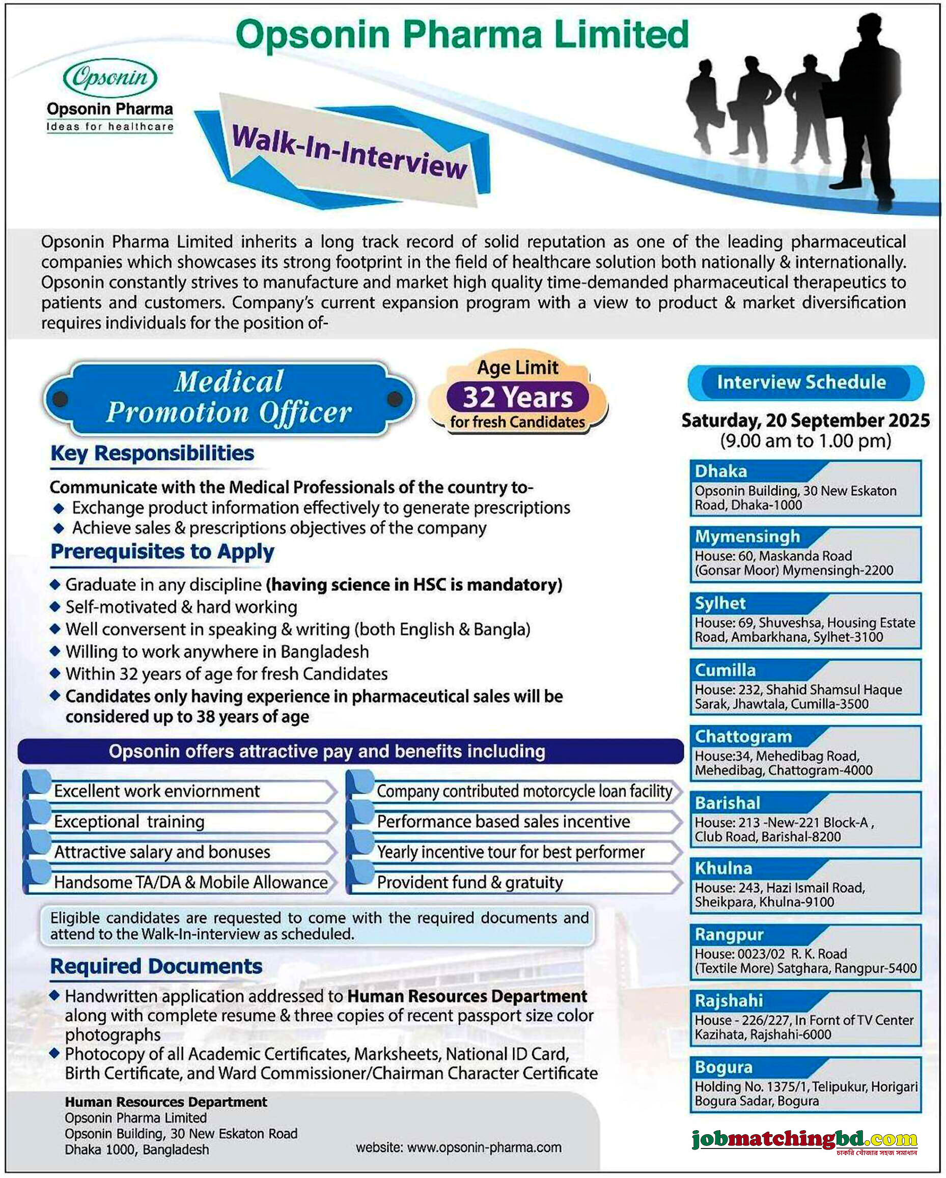 Pharma Job in BD