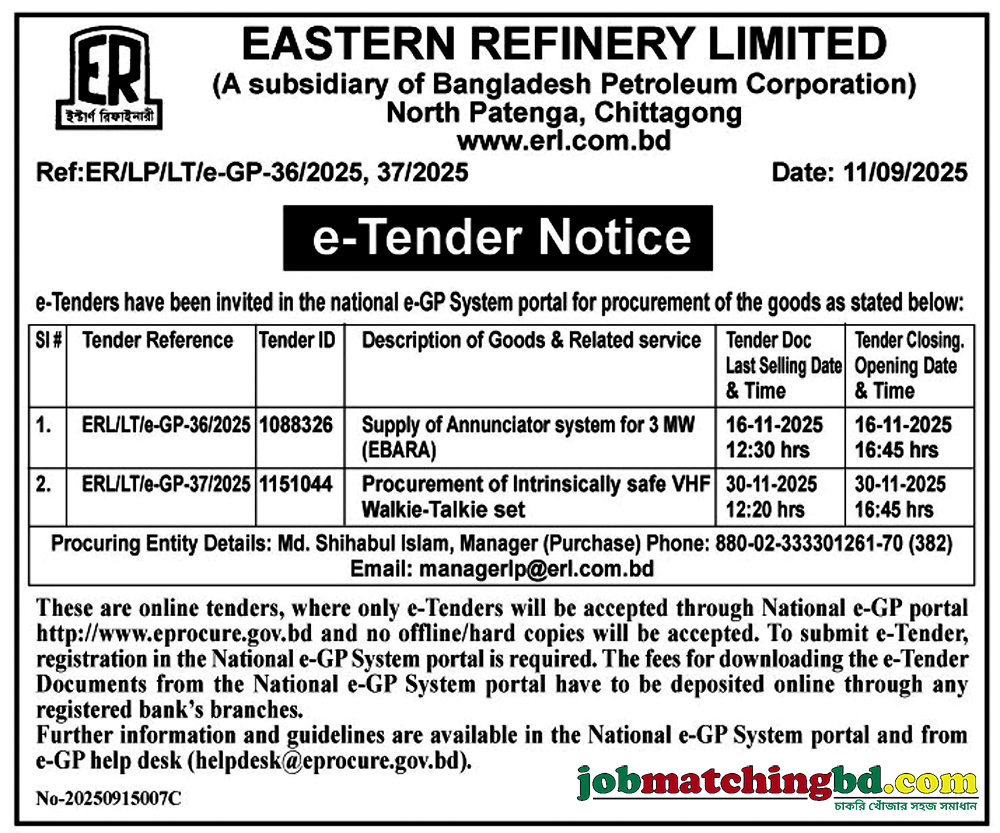 Eastern Refinery Limited