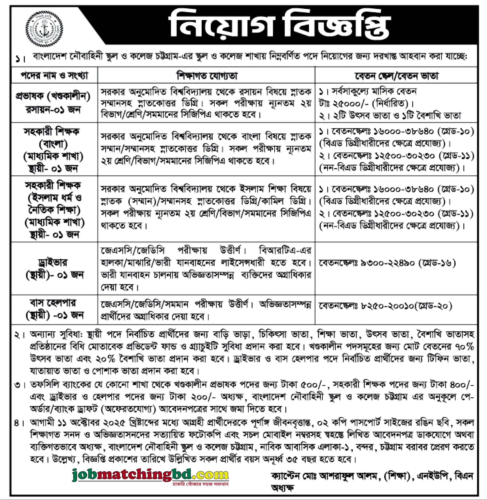 Education Jobs Circular