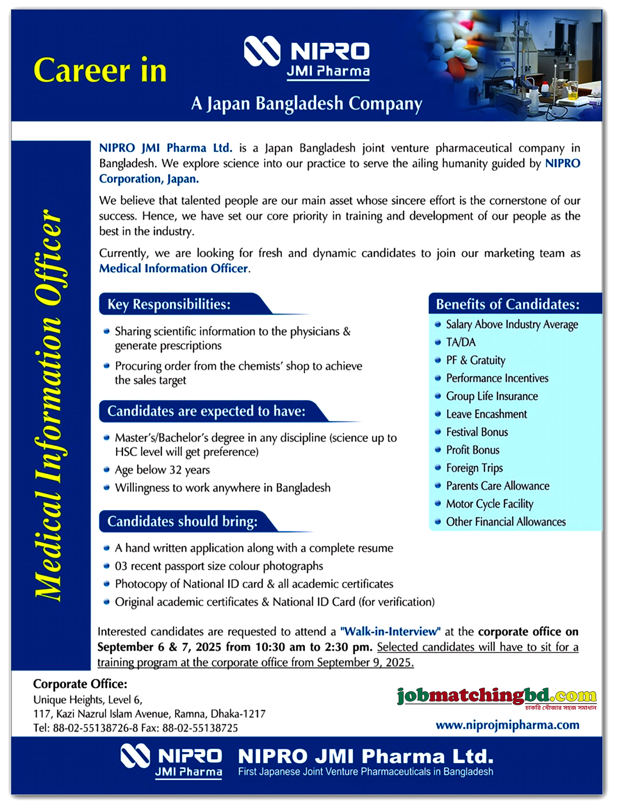 Pharmaceutical Jobs in BD