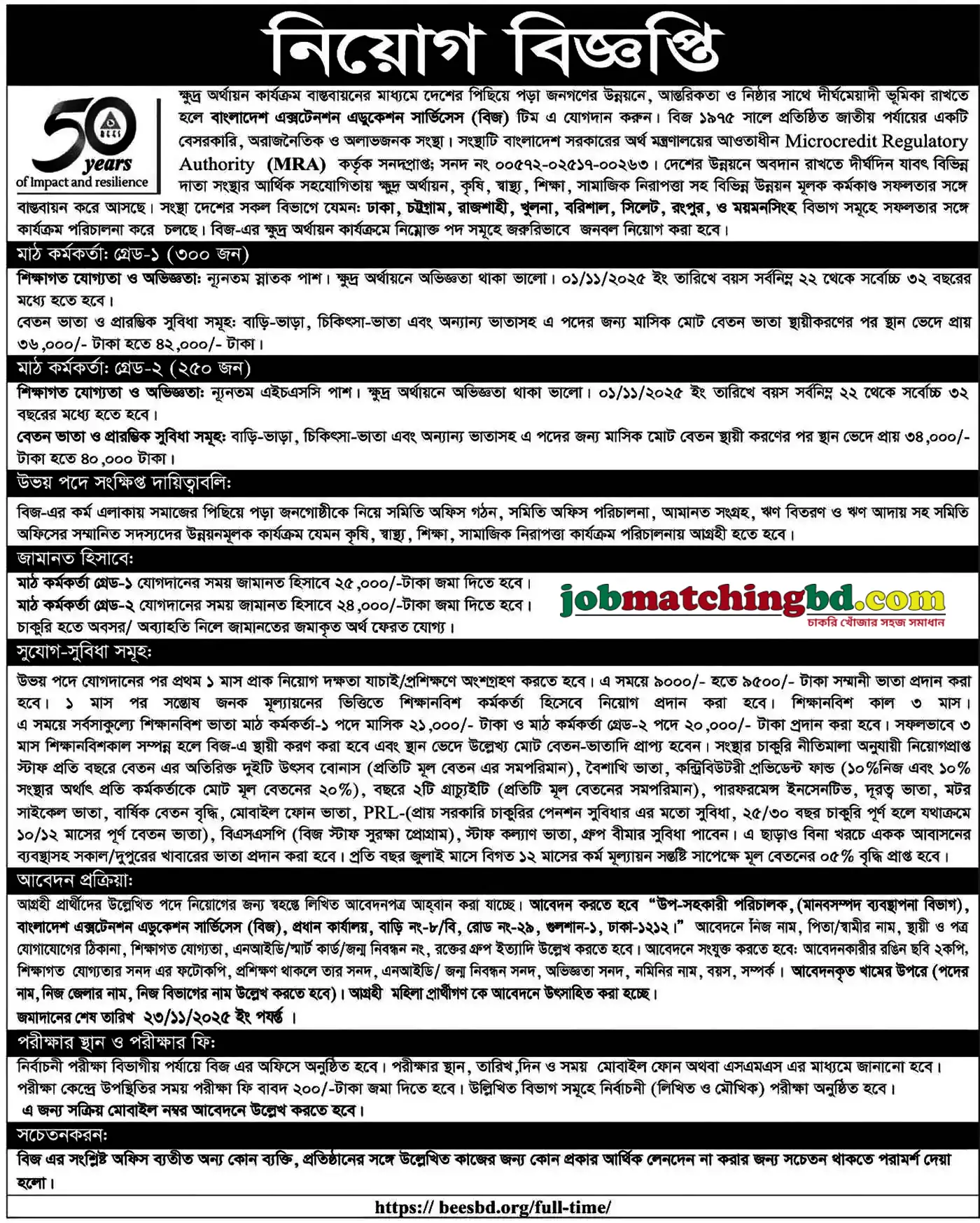Ngo Job Circular