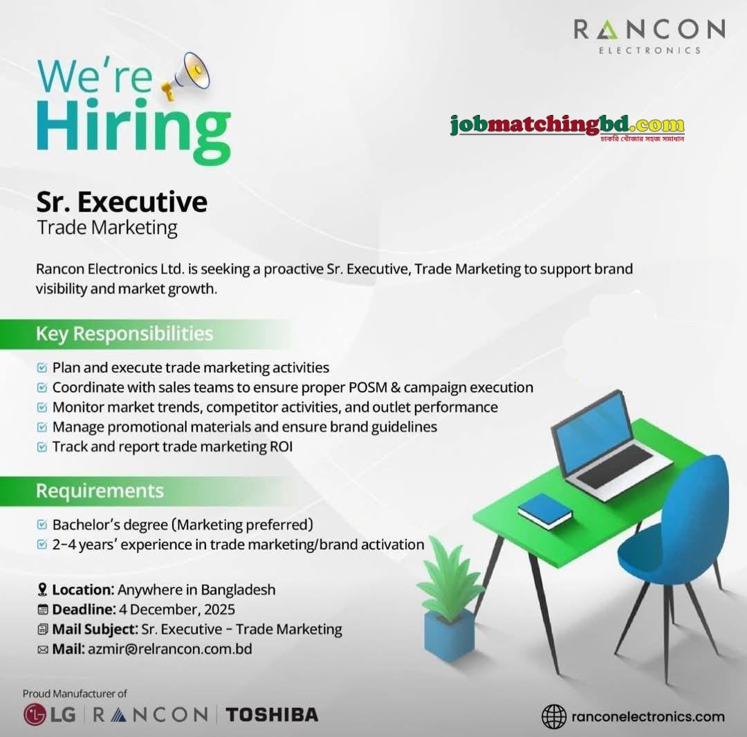 Marketing Jobs in Bangladesh