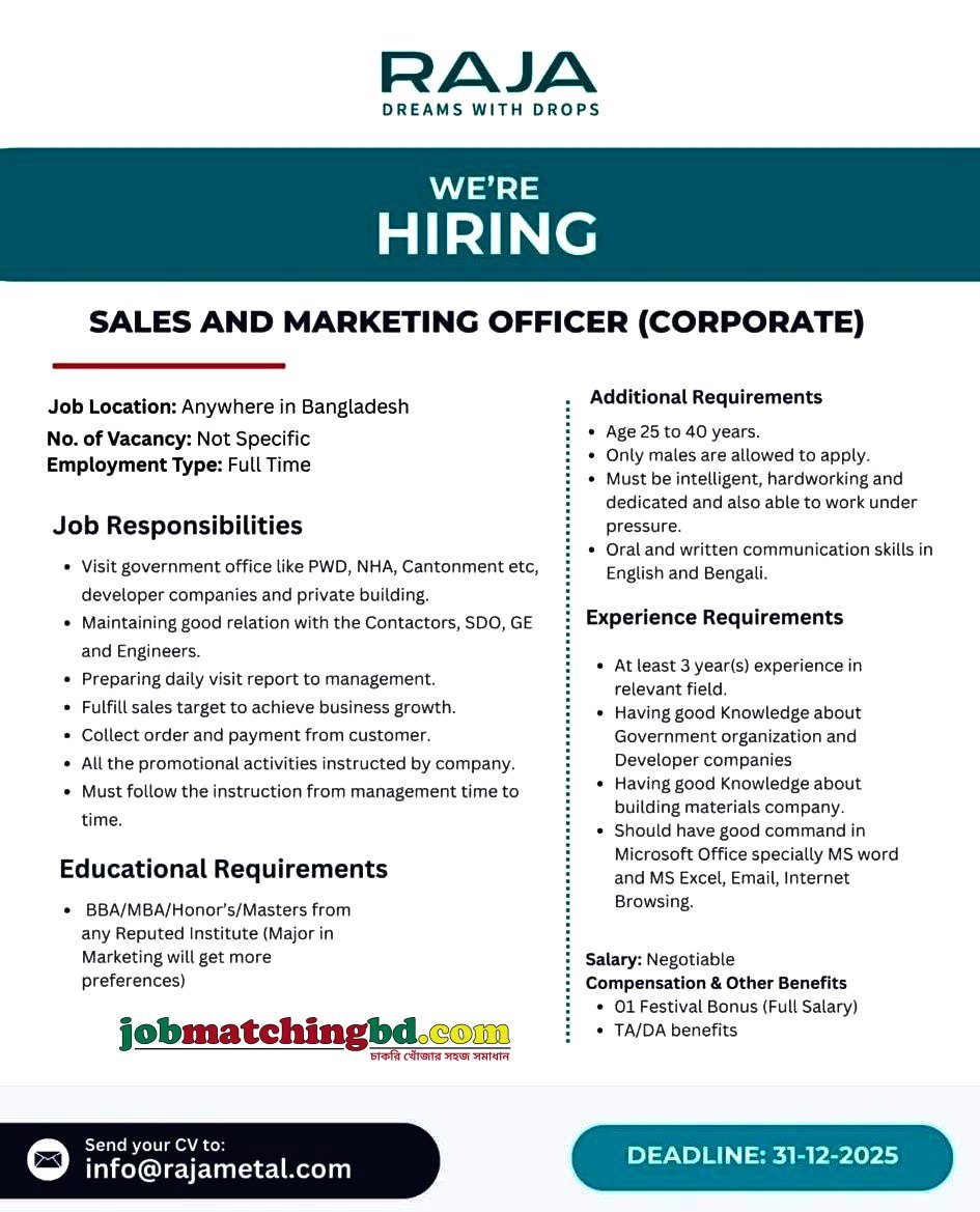 Sales and Marketing Jobs