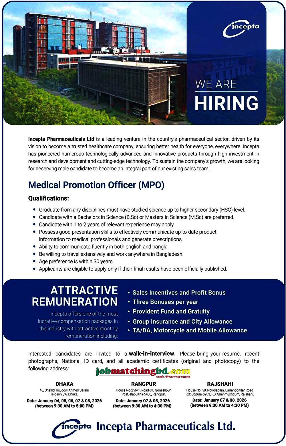 Pharma Job in BD