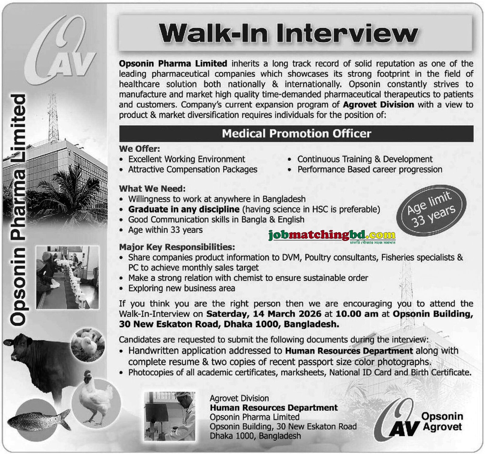 Pharma Career in BD