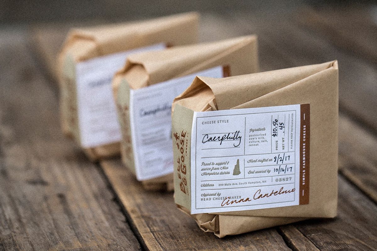 cheese paper with logos
