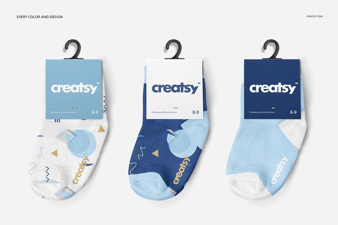custom printed socks hang tags