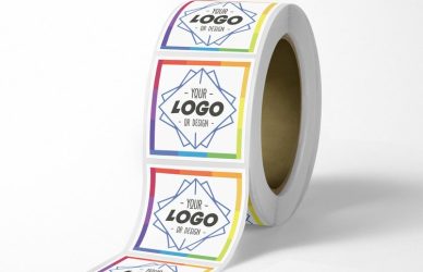 Custom Square Roll Labels
