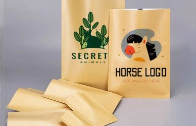 custom printed flat pouches