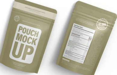 stand up pouches with zippers